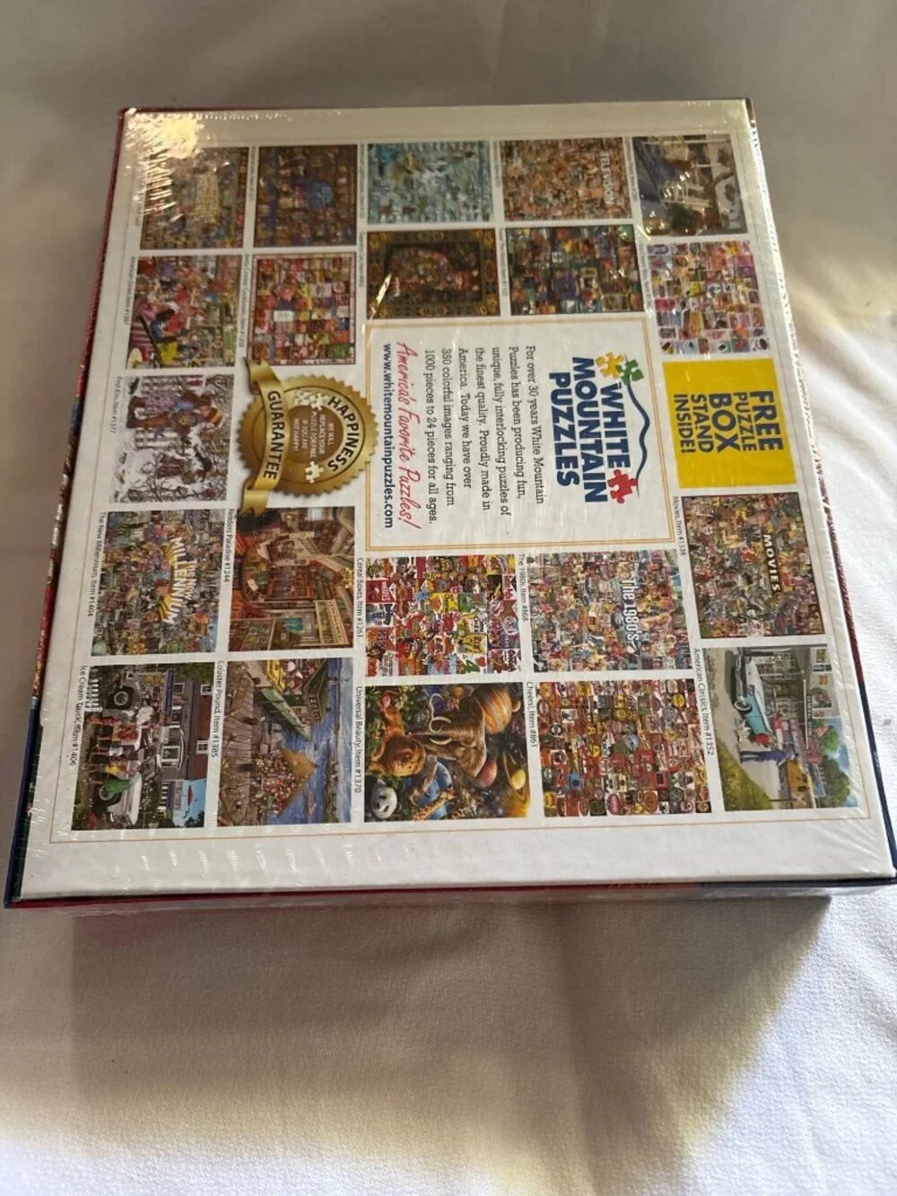 The Holidays White Mountain 1000 Piece Jigsaw Puzzle By James Mellett - Large Pi